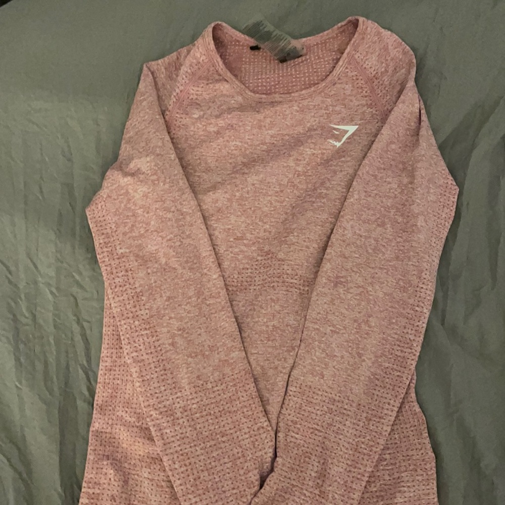 Gymshark long sleeve pink shirt
